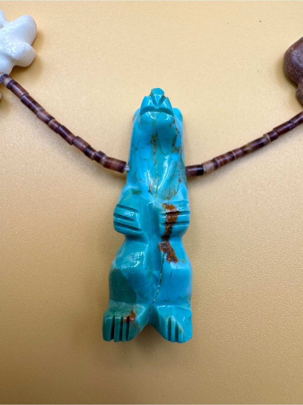 Vintage Authentic Southwestern Zuni Fetish Necklace – quiet luxury - Picture 8 of 16